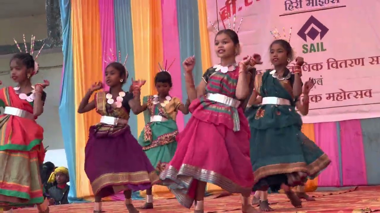 Bastar mocho aadiwashi song dance performance bsp school hirri mines  annual  function 20dec  2022