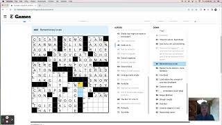 Thursday, August 31st - New York Times crossword puzzle live solve