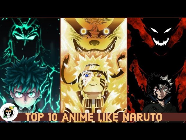 10 Animes semelhantes a Naruto