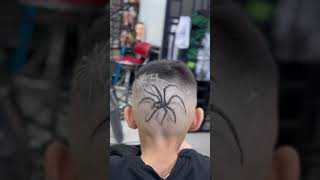 3D ÖRÜMCEK  HAİRTATTOO barber berber süleymantokgöz haircut hairstyle shortsvideo hairttoo