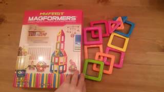 видео Магнитный конструктор MAGFORMERS 702001 (63107) My First (30 элементов)