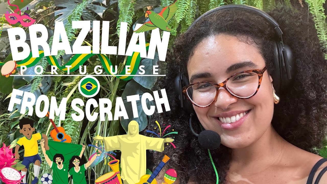 Learn Brazilian Portuguese FROM SCRATCH (LESSON 1) - with pronunciation correction