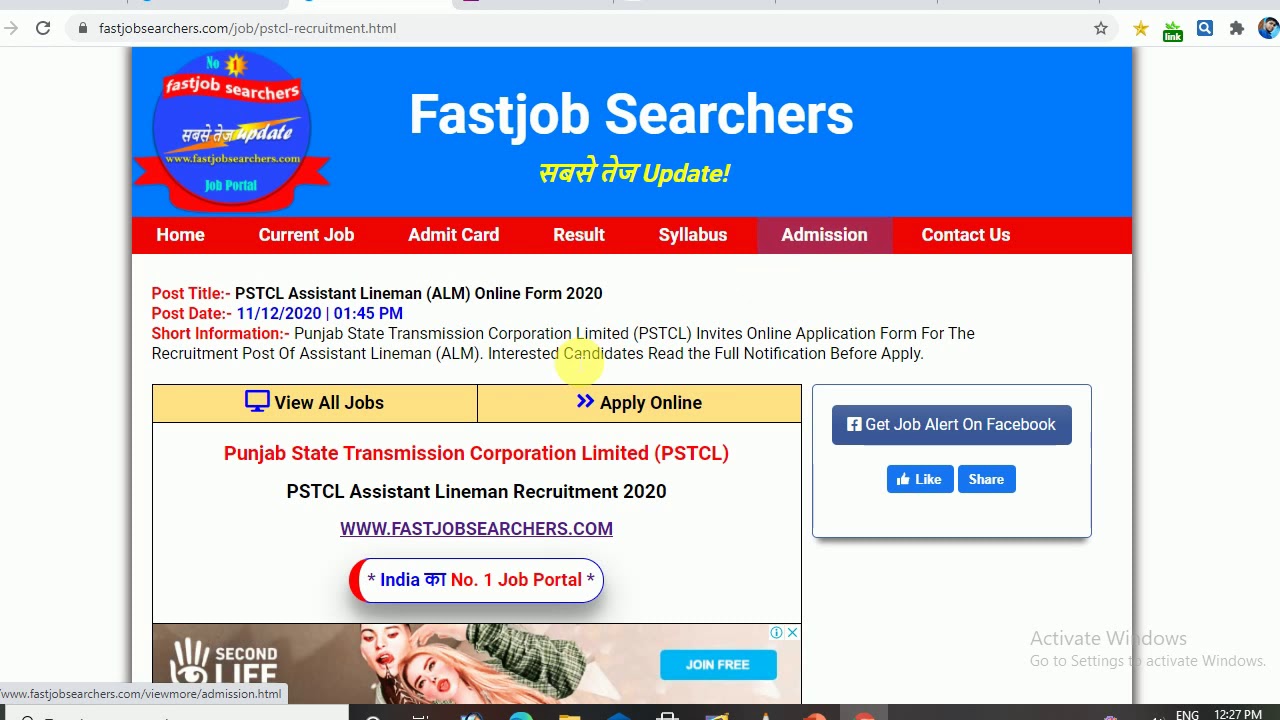 fastjob searchers job website