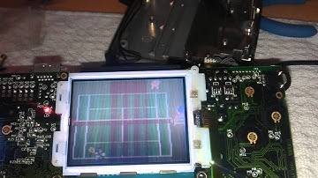 Trying to fix the black lines issueson game gear lcd