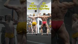 What 100 lbs of muscle looks like #stayflexy