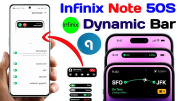 infinix note 50s dynamic bar setting on kaise kare | how to use mini capsule infinix note 50s
