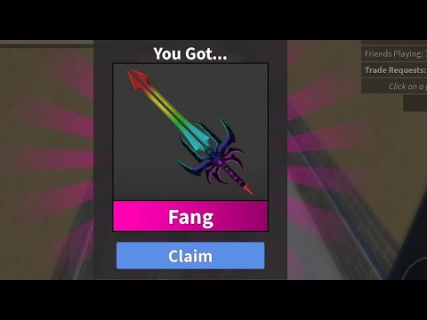 UNBOXING CHROMA FANG IN MM2 - YouTube.