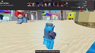 A roblox arsenal hacker (look at the kill feed)