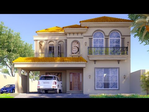 10-marla-35x65-spanish-house-🏡-design-in-pakistan---10-marla-spanish-house-plan-snd-3d-model