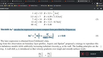 Turbulence Modelling 24 - Surface Roughness in log law of the wall part vii OpenFoam Example