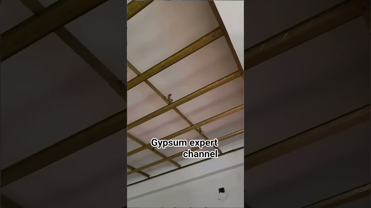 expert channel gypsum POP false ceiling work