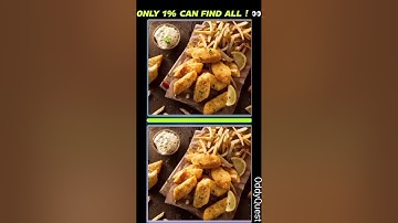 👀 Only 1% Can Find All 5 Differences in 10 Seconds! 😱