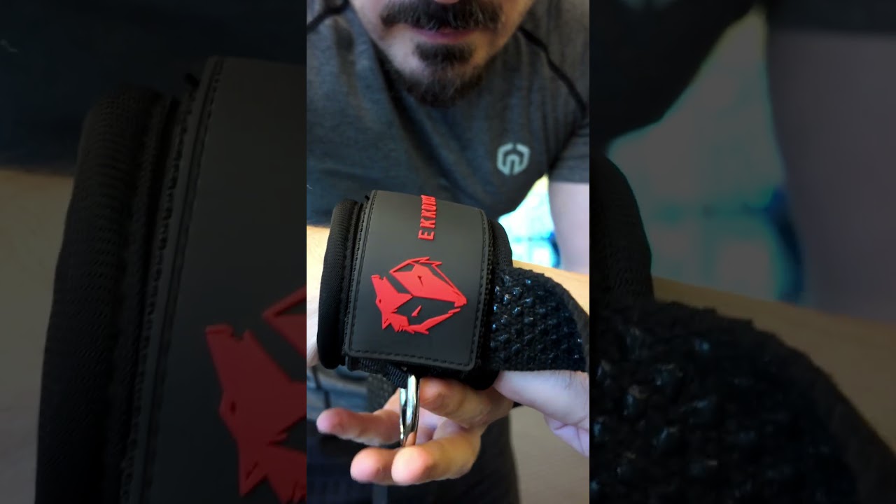 Weight Lifting Straps With Cuffed D Ring (🔗inBio) 