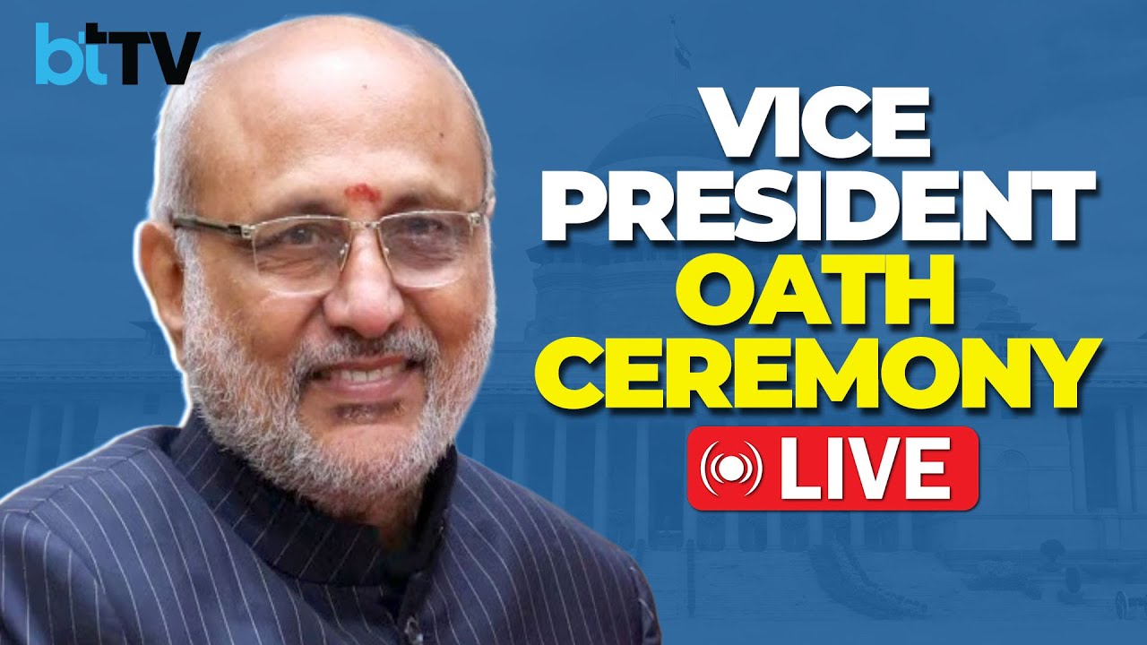 VP Swearing-In LIVE | CP Radhakrishnan Takes Oath As New Vice President