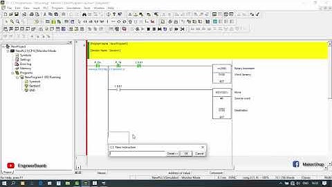 สอน Cx-programmer ตอนที่ 3 [ @data , MOVL , Comparison ]