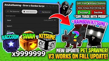 [🍁] NEW PET SPAWNER! 🦝 Grow a Garden 🌶️ Script! • No Key 🔥 *UNPATCHED* 🌈 100% Work ✅ - Anukul Hub V4