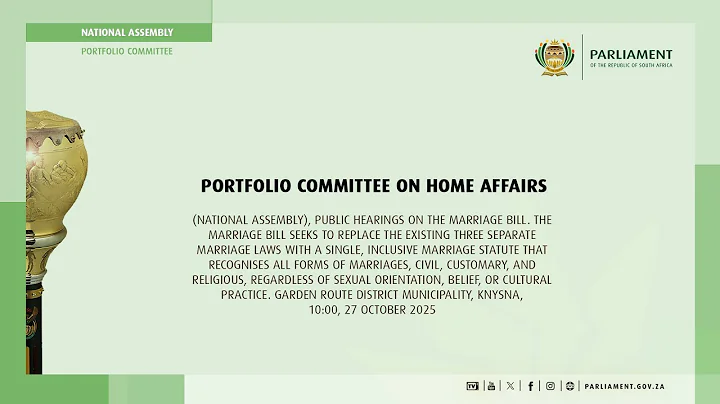 Portfolio Committee on Home Affairs, 27 October 2025
