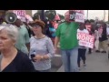 Protest by fast food workers for better wages
