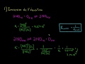 Transformations mathmatiques de la constante dquilibre