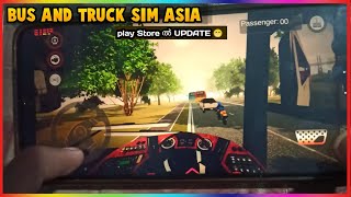 🎭 Truck and bus sim Asia new update gameplay // Bangladesh bus simulator game 🤩 screenshot 4