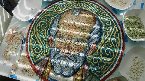 St Nicholas mosaic made for St Anthony
