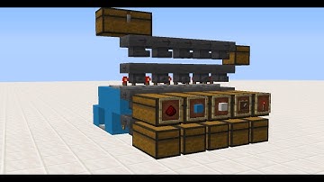Minecraft Simple Item Sorter Tutorial For Any Mob Farm (1.14.4+)