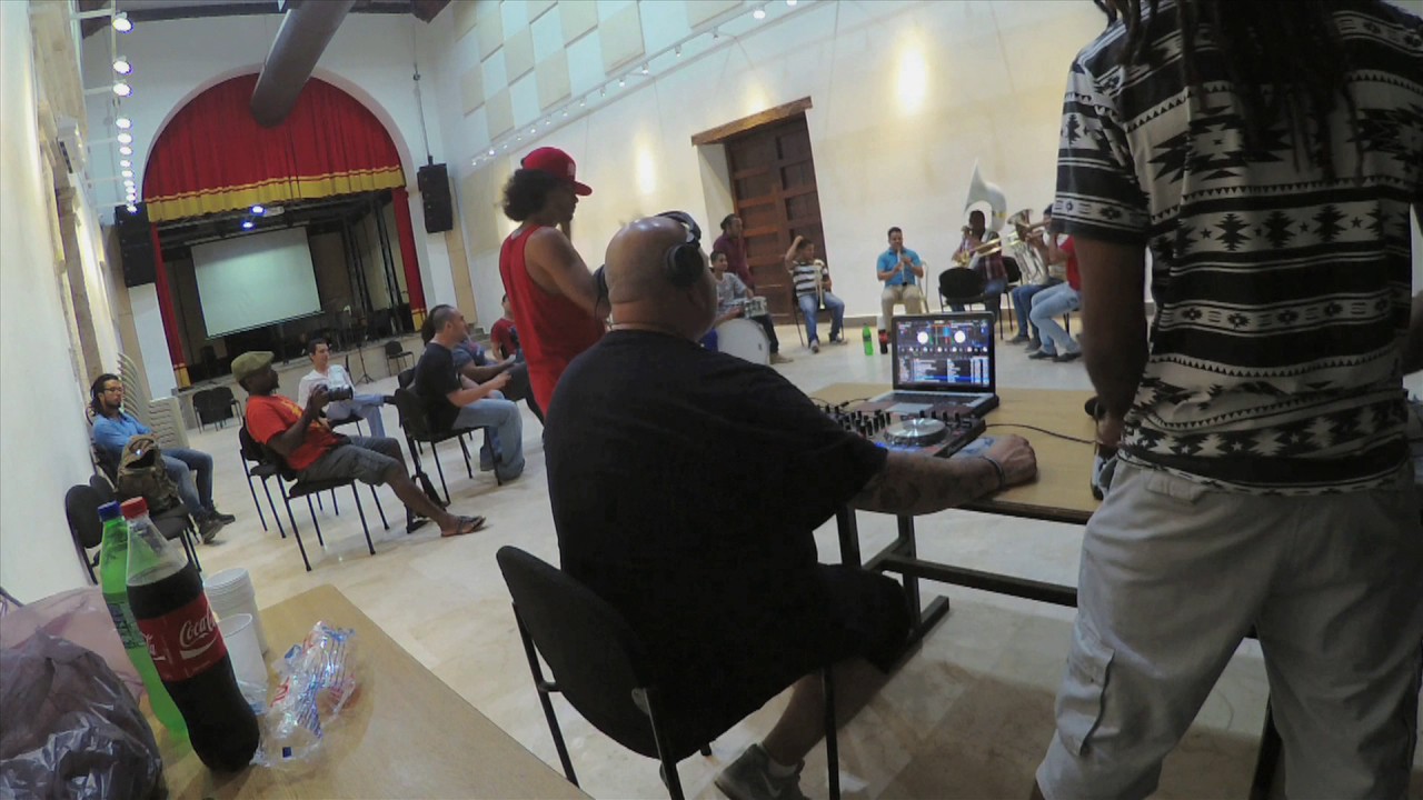 Dj Raedawn, Supreme La Rock & Kid Glyde rehearsal clip w/ La Banda Armonia de Boliviar