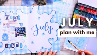 July 2025 Bullet Journal Setup | Plan With Me 💙