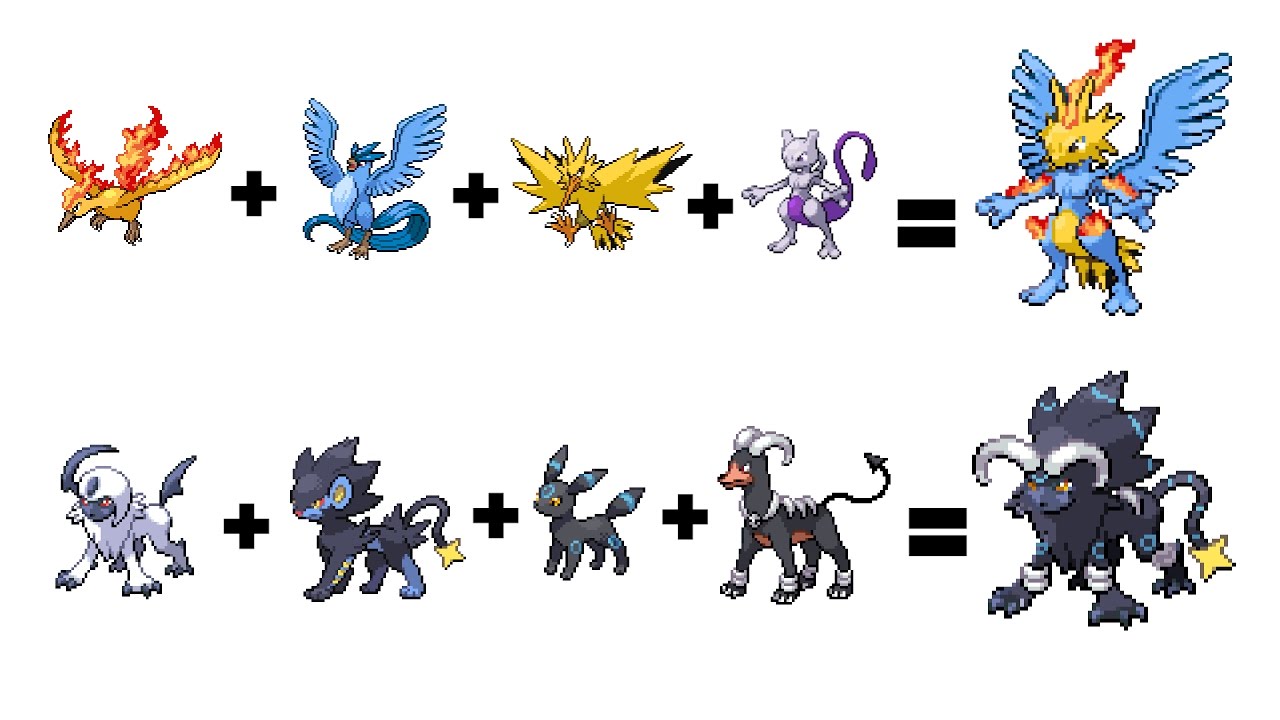 pokemon fusion, pokemon, pokemon fusion sprite, pokemon evolutions you wish...