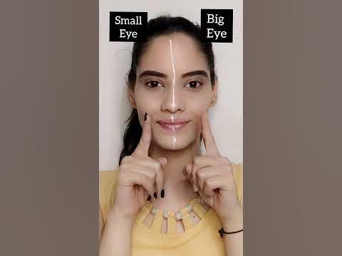  Small eye vs Big eye makeup look #Shorts - YouTube