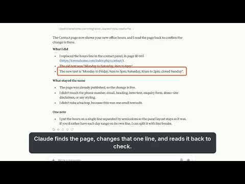 Edit Your WordPress Site in One Sentence (No Developer, No wp-admin)