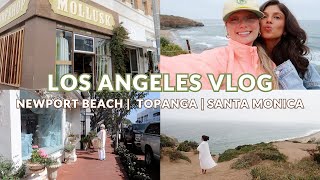 WEEK IN LA VLOG! Topanga Hidden Gems, Good Food &amp; Surfy Beach Towns | CASE &amp; LINDS