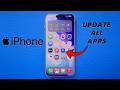 How To Update ALL Apps On iPhone