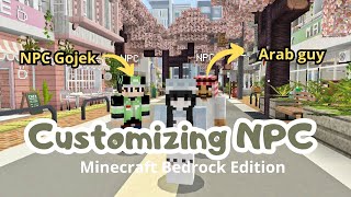 ˚⋆𐙚｡✨Customizing NPC Minecraft Bedrock Edition 🍥𖦹.ᡣ𐭩˚ | work on v1.21.51 screenshot 5