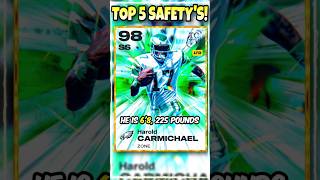 *new* TOP 5 BEST SAFETIES in MADDEN 26! Best FS/SS Cards! #Madden26 #mut26