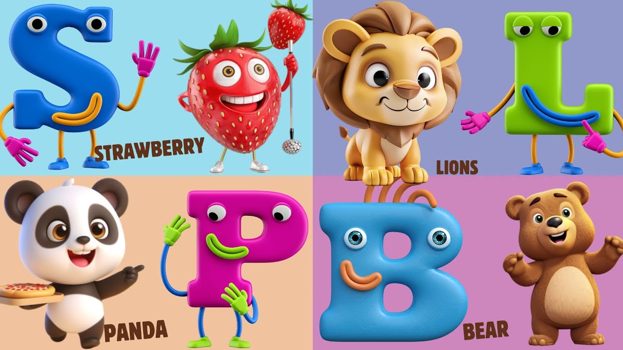 ABCs and 123s | Learn ABCD & Phonics with Fun Songs for Toddlers | ABCD ...