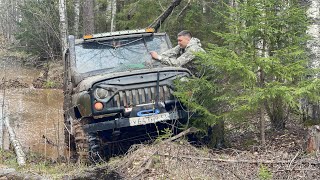 18 часов бездорожья на УАЗиках, маршрут на Ежиху