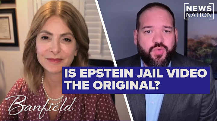 Epstein jail footage is not the original video: Forensics expert | Banfield