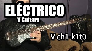 Video thumbnail of "Bajo Quinto ELÉCTRICO 8 Cuerdas  - V Guitars Ch1k1t0 (Review)"