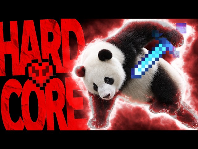 Panda, let's fight together. - Seriously hardcore Minecraft