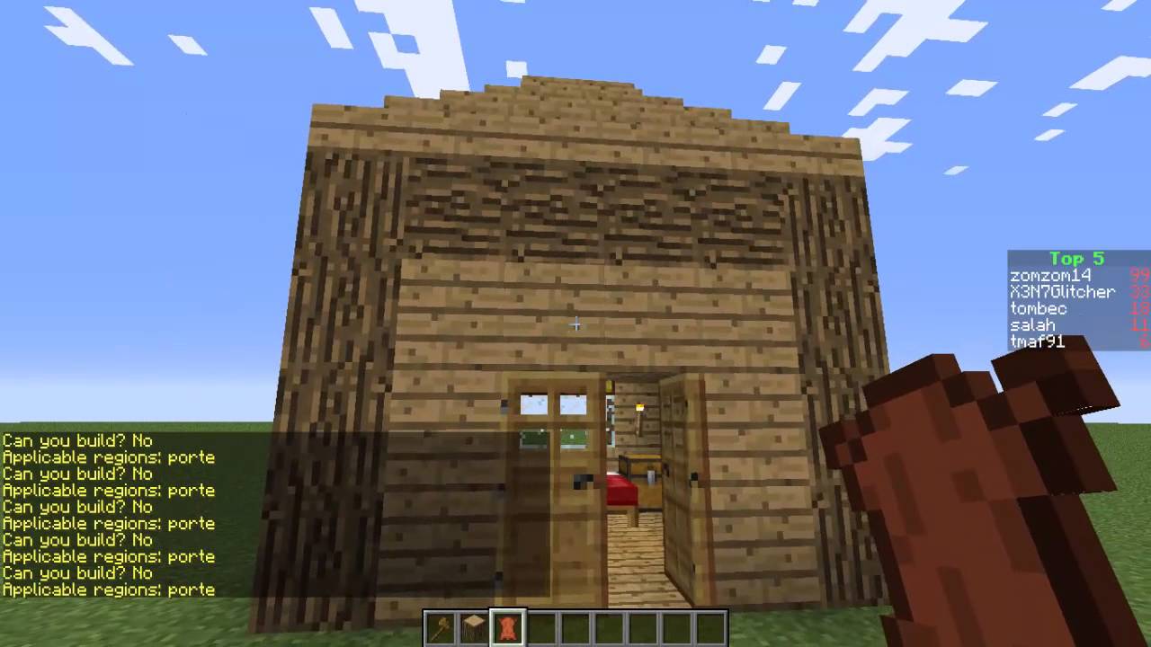 Tuto pour protéger une zone avec worldedit dans minecraft (FR) - YouTube