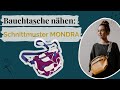 Bauchtasche nhen mit schnittmuster mondra