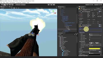 Use Unity UI for Ammo Text in Realistic FPS Prefab