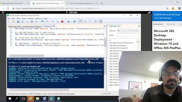 Deploy application in SCCM environment using  Powershell