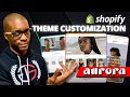 Shopify aurora theme customization complete guide