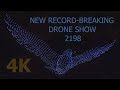 Amazing drone holographic light show in Saint Petersburg 4K / Шоу дронов Мирное небо в Петербурге