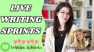 LIVE WRITING SPRINTS ft. Peyton Reads // come write with us!!