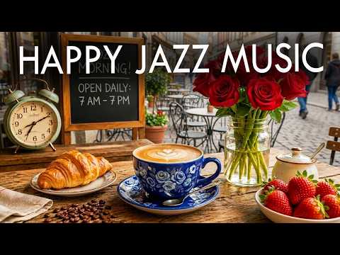 Happy Jazz Music ☕ Bossa Nova background for Relaxing, Great Moods and Happy Moods.