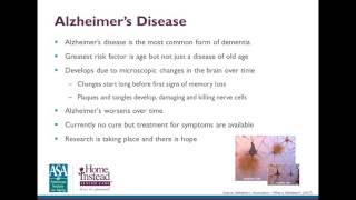 Caring for a Loved one With Alzheimer’s - Professional Caregiver Webinar