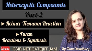 Reimer Tiemann reaction|Furan|synthesis and reactions|CSIR NET & GATE exam preparation #csirnet